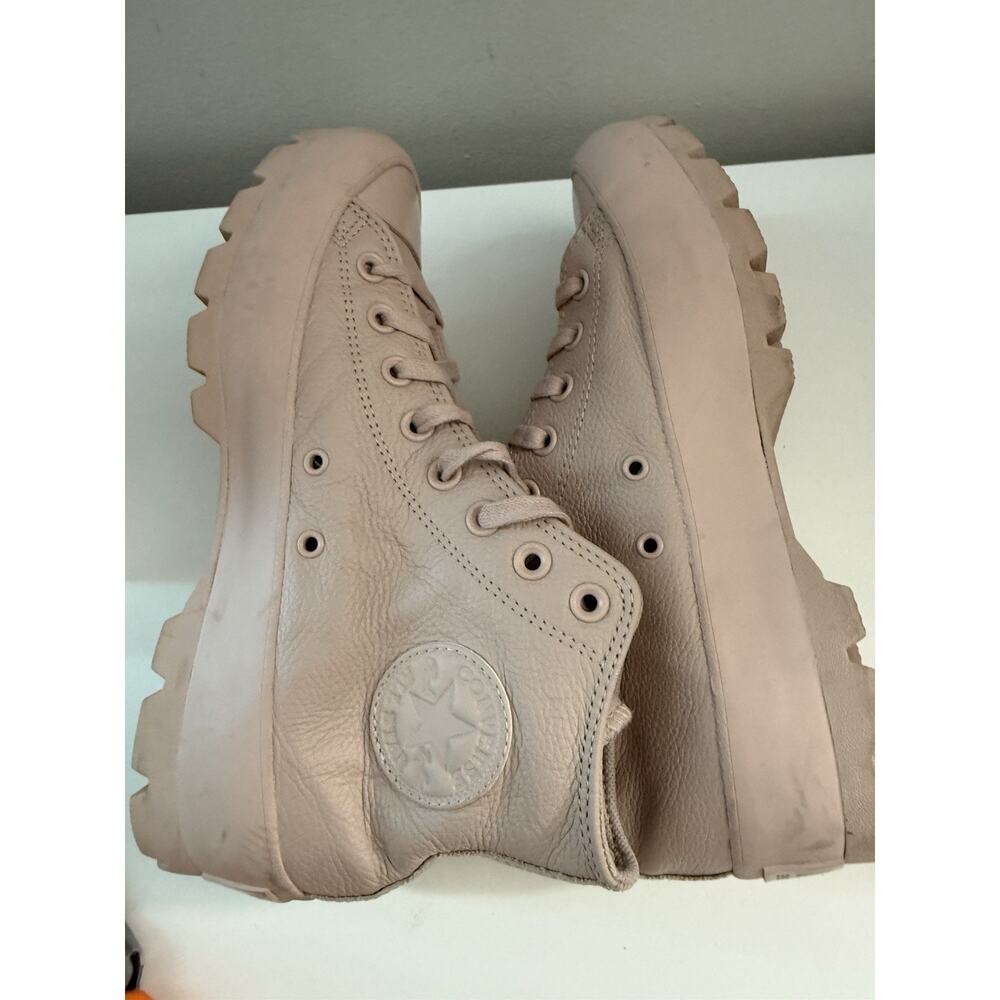Converse Chuck Taylor All Star Lugged Stone Mauve Pink Platform Boots Womens 9 - Picture 11 of 13